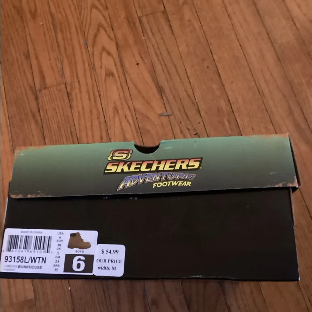Skechers Kids Tan Lace-Up Boots